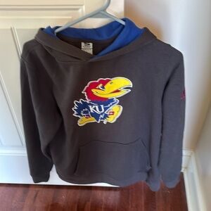 Boys size large Kansas Jayhawks sweatshirt